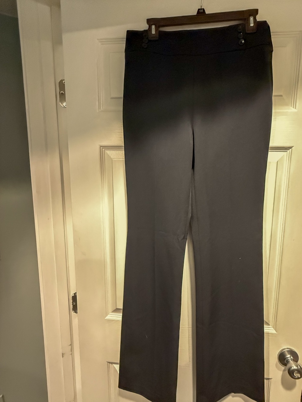 Zara Black Straight-Leg Dress Pants
